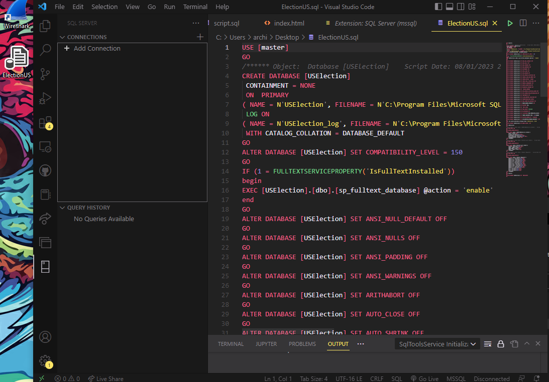 Script Generated